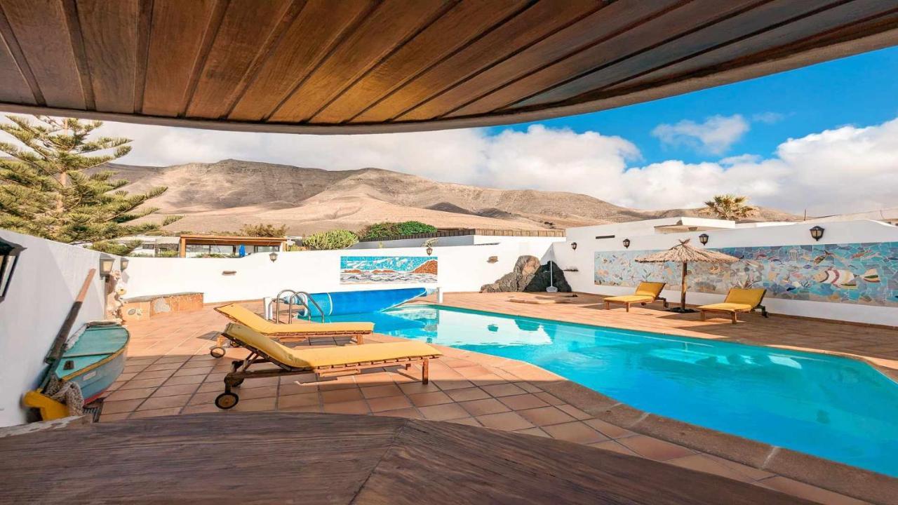 Bungalow Allende Famara Con Piscina Privada Y Ac Ngoại thất bức ảnh