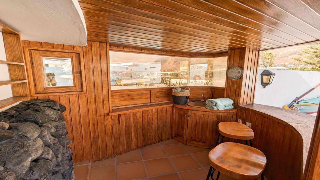 Bungalow Allende Famara Con Piscina Privada Y Ac Ngoại thất bức ảnh