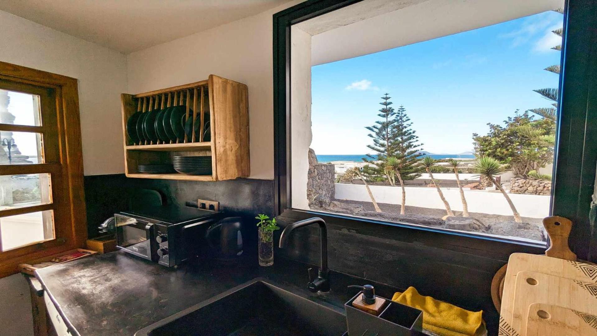 Bungalow Allende Famara Con Piscina Privada Y Ac Ngoại thất bức ảnh
